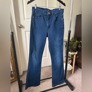 Express High Waisted Women's Blue Jeans